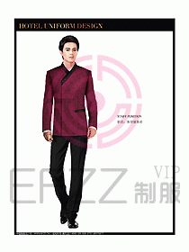 客房服務(wù)員制服設(shè)計(jì)圖380