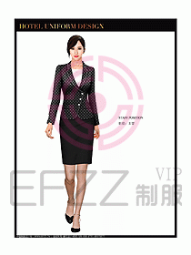 總臺收銀接待制服設(shè)計圖164