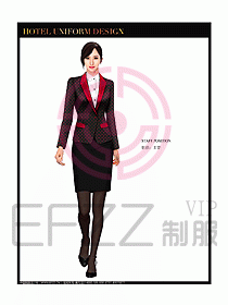 總臺收銀接待制服設(shè)計圖166