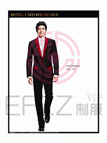 總臺收銀接待制服設(shè)計圖167