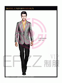 總臺(tái)收銀接待制服設(shè)計(jì)圖179