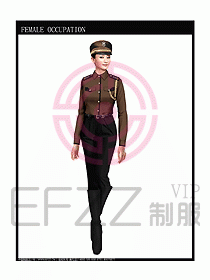 長(zhǎng)袖保安服制服設(shè)計(jì)圖326