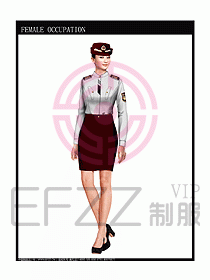 長(zhǎng)袖保安服制服設(shè)計(jì)圖355