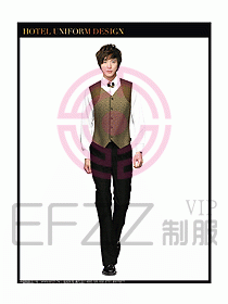 酒店西餐服務(wù)生制服設(shè)計圖784