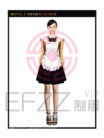 酒店西餐服務(wù)生制服設(shè)計(jì)圖789