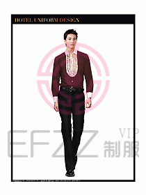 酒店西餐服務(wù)生制服設(shè)計圖798