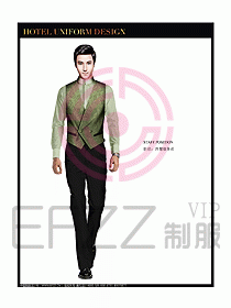 酒店西餐服務(wù)生制服設(shè)計(jì)圖810
