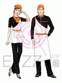 快餐廳制服設(shè)計圖010