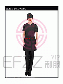 快餐廳制服設(shè)計(jì)圖059