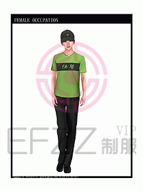 快餐廳制服設(shè)計圖067