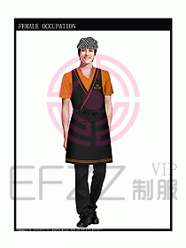 快餐廳制服設計圖072