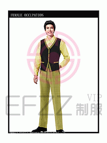 快餐服務(wù)生制服設(shè)計圖076