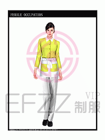 快餐服務(wù)生制服設(shè)計(jì)圖125