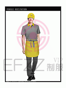 快餐服務(wù)生制服設(shè)計(jì)圖132