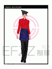 快餐服務(wù)生制服設(shè)計圖153