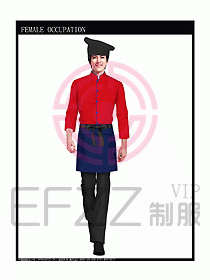 快餐服務生制服設計圖155