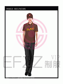快餐服務生制服設計圖158