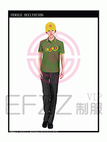 快餐服務(wù)生制服設(shè)計(jì)圖157