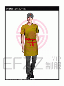 快餐服務(wù)生制服設(shè)計(jì)圖166