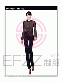 女秋冬職業(yè)裝設(shè)計(jì)圖902