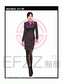 女秋冬職業(yè)裝設計圖931