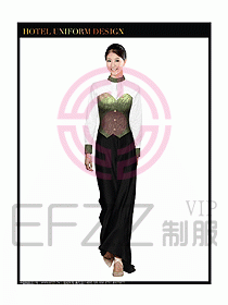 西餐咨客制服設(shè)計圖333
