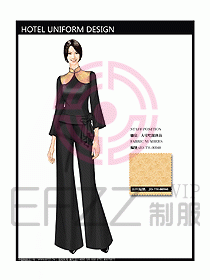 桑拿會所服務員制服設計圖279