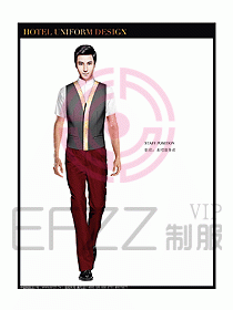 桑拿會所服務(wù)員制服設(shè)計圖291