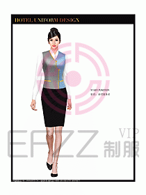 桑拿會所服務(wù)員制服設(shè)計(jì)圖292