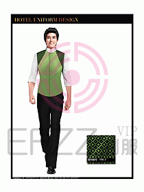 桑拿會(huì)所服務(wù)員制服設(shè)計(jì)圖306