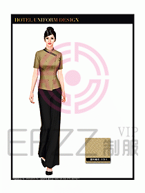 桑拿會所服務(wù)員制服設(shè)計圖303