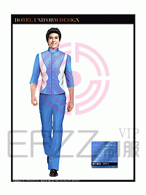 桑拿會(huì)所服務(wù)員制服設(shè)計(jì)圖307