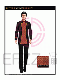 星級(jí)酒店門(mén)童制服設(shè)計(jì)圖798