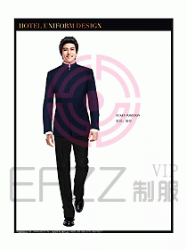 酒店前臺服務(wù)員制服設(shè)計(jì)圖605