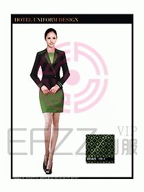 酒店前臺(tái)服務(wù)員制服設(shè)計(jì)圖621