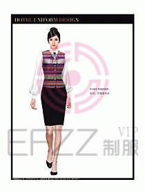 酒店西餐服務(wù)員制服設(shè)計圖826