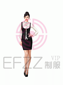 酒店西餐服務(wù)員制服設(shè)計(jì)圖824