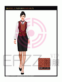 酒店西餐服務(wù)員制服設(shè)計圖831
