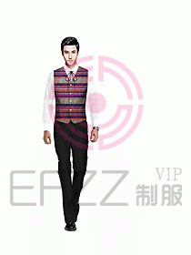 酒店西餐服務員制服設計圖827