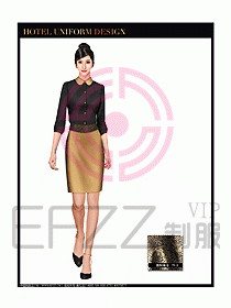 酒店西餐服務(wù)員制服設(shè)計(jì)圖834