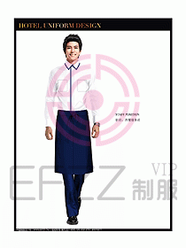 酒店西餐服務(wù)員制服設(shè)計圖843