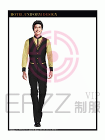 酒店西餐服務(wù)員制服設(shè)計(jì)圖848